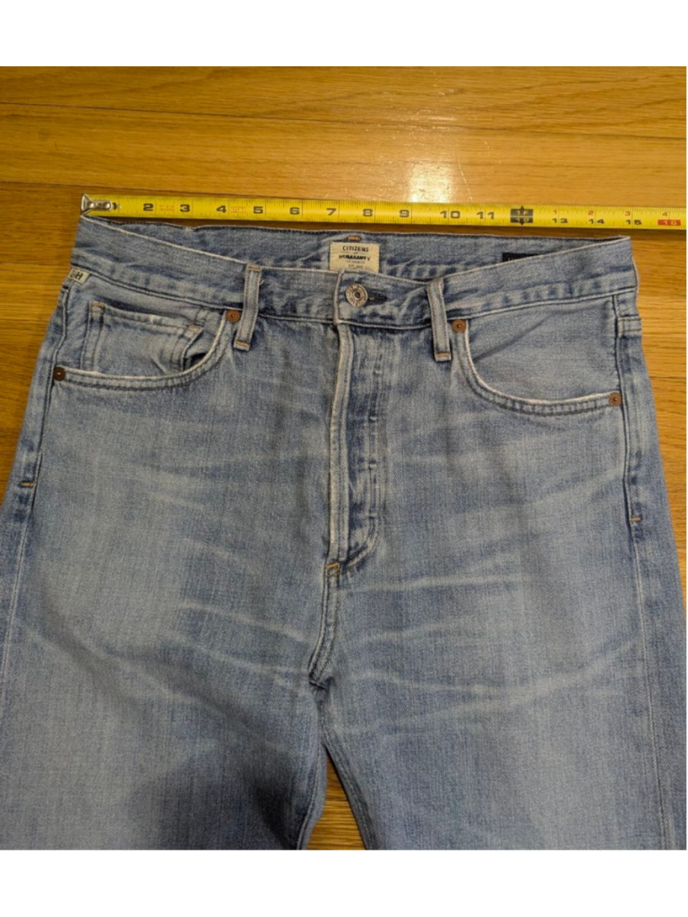 Citizens of Humanity Liya Jeans Blue Straight Leg Size 27 - Picture 8 of 14